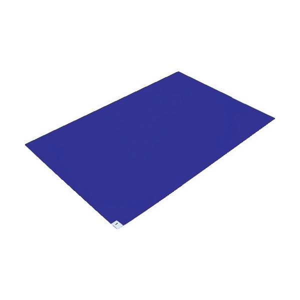トラスコ中山 TRUSCO 粘着クリーンマット 600×900MM ブルー 1シート 3
