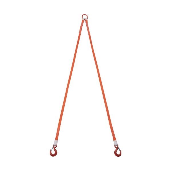 トラスコ中山 TRUSCO 2本吊ベルトスリングセット 25mm幅X2m 吊り角度60°時荷重 G25-2P20 258-0318（直送品） - アスクルのサムネイル