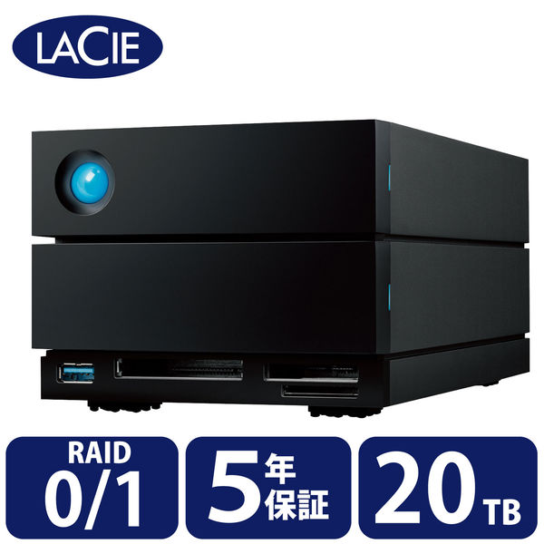 HDD 外付け 20TB 据え置き 5年保証 2big Dock RAID対応 STLG20000400