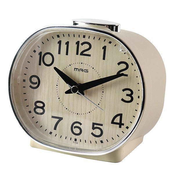 アスクル】ノア精密 目覚まし時計 アナログ 光 ホリー 時計 置き時計 アラーム時計 ナチュラル 348351 1個（取寄品） 通販  ASKUL（公式）
