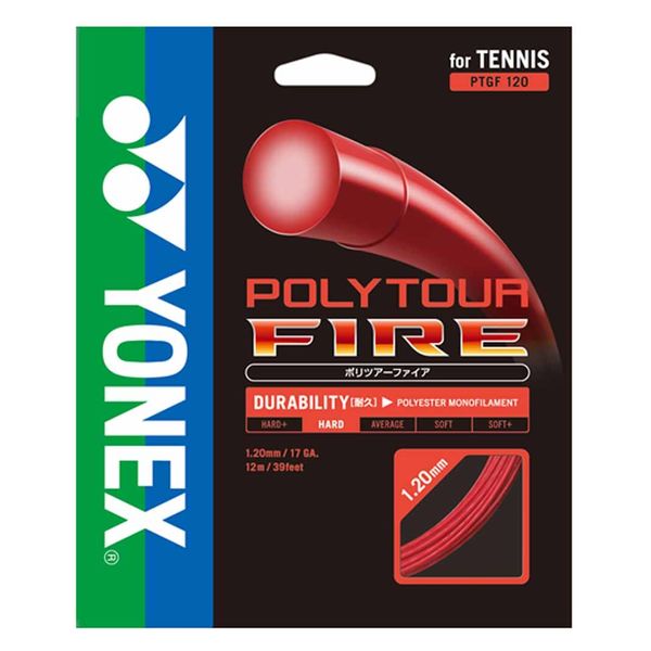 アスクル】Yonex（ヨネックス) 硬式テニス ガット ポリツアーファイア