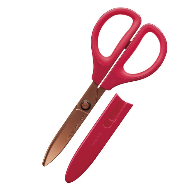 アスクル】コクヨ ハサミ<サクサ>（チタン・グルーレス刃） 刃渡り65mm 赤 ハサ-PT280R 1セット（3本） 通販 ASKUL（公式）