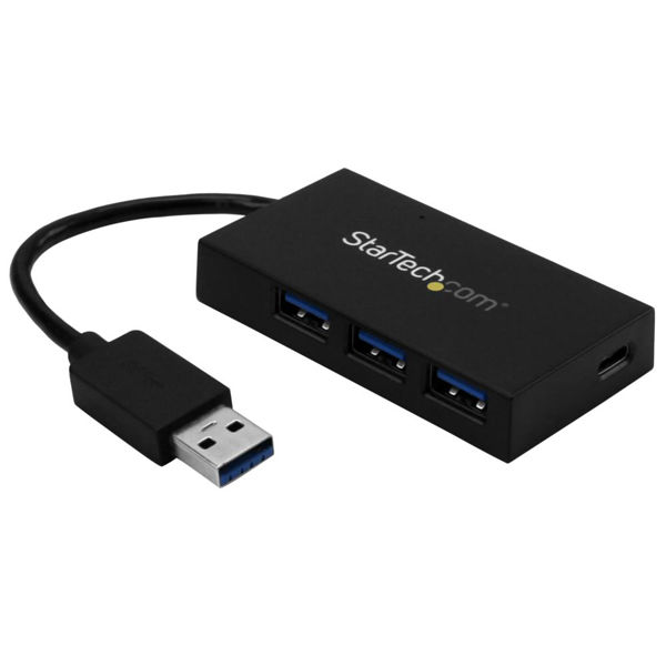 StarTech.com 4ポートUSB 3.0ハブ USB Type-Cポート搭載 HB30A3A1CSFS（直送品）