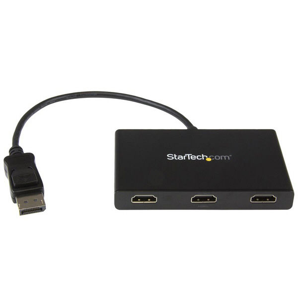【アスクル】 DisplayPort - 3x HDMI マルチスプリッタ MSTDP123HD 1個 StarTech.com（直送品