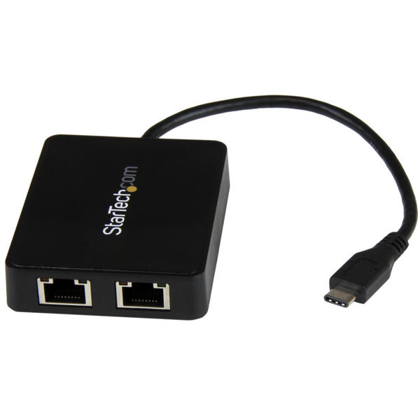 トリプロ ターコイズ ＧＴ USB-C接続2ポートギガビット有線LAN変換アダプタ US1GC301AU2R 1個  通販