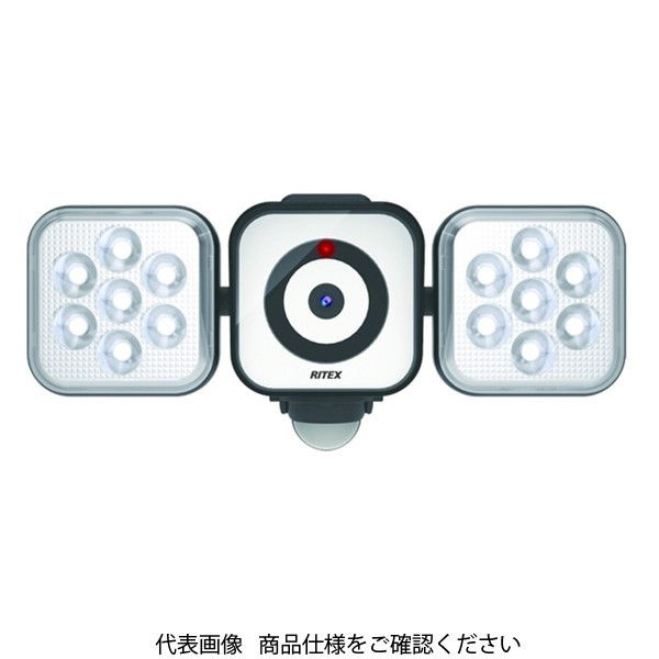ムサシ LEDセンサライトX防犯カメラ 8W×2灯 C-AC8160 1個（直送品）