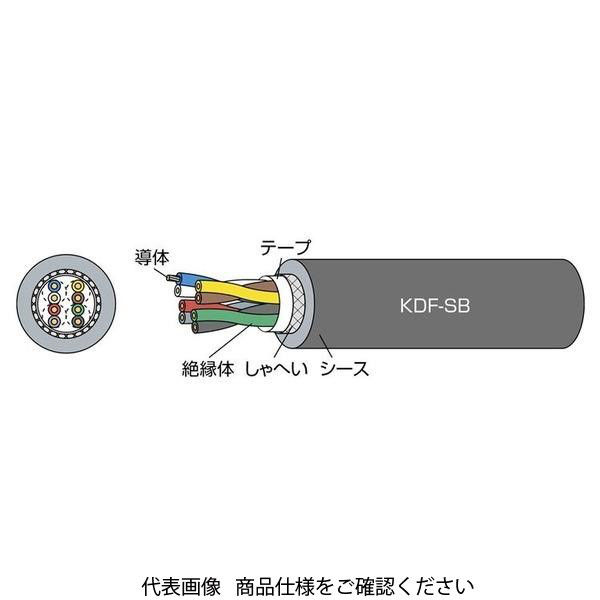 倉茂電工 計装用ロボットケーブル KDF 100M □▽212-1338 KDF 0.2SQX2P