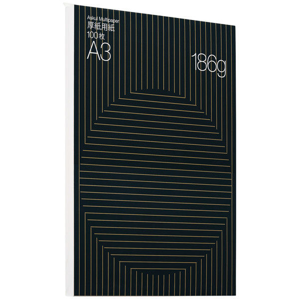 アスクル インクジェット&レーザー対応　厚紙用紙　 A3 1冊（100枚入） オリジナル