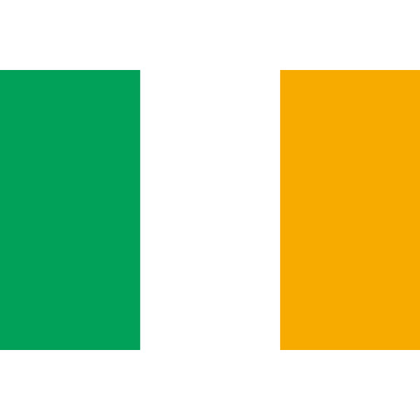 東京製旗 アイルランド国旗（卓上旗16×24ｃm) 406102 1枚 （直送品）
