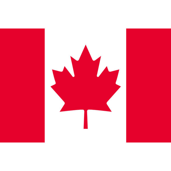 東京製旗 カナダ国旗・メイプルリーフフラッグ（卓上旗16×24ｃm