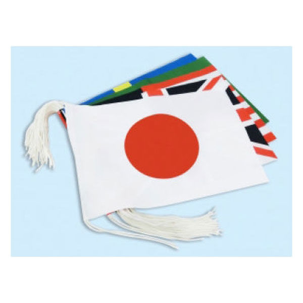 東京製旗　万国旗30カ国セット（S判・25×37.5cm）　49163　1セット