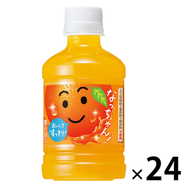 サントリー なっちゃん オレンジ 280ml 1箱（24本入） - アスクル