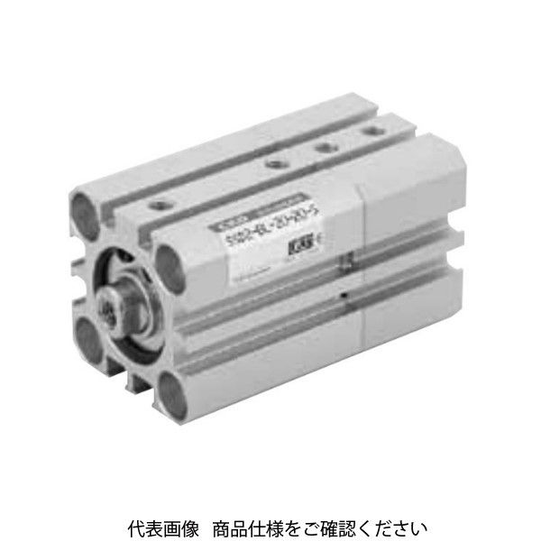 【アスクル】 CKD（シーケーディー） スーパーコンパクトシリンダ 複動・背合せ形 SSD2-B-40-50-N-50-N 1個（直送品