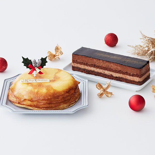 Lohaco クリスマスケーキ18 お買い得 クリスマスケーキ2種セット Galler ドトールコーヒー 冷凍品 予約販売 送料無料 直送品