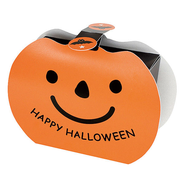 ヘッズ ハロウィンダイカットボックス-かぼちゃ HW-DB1 1セット（100枚：10枚×10パック）（直送品） - アスクル