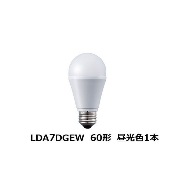 パナソニック LED電球E26広配光タイプ60形昼光色 LDA7DGEW