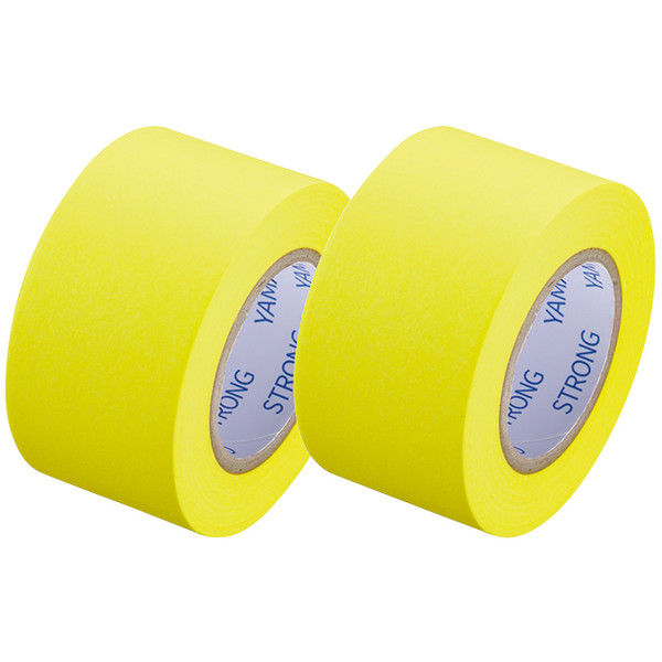 ヤマト メモックロールテープ詰替用 強粘着タイプ レモン 幅25mm PRK-25H-LE 1パック（2巻入） - アスクル