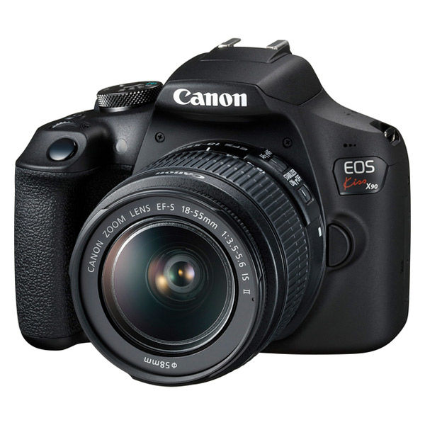 キヤノン Canon 一眼レフカメラ EOS Kiss X90 EF-S18-55 IS II レンズ ...