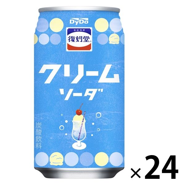 アスクル】 ダイドードリンコ 復刻堂クリームソーダ 1箱（24缶入 