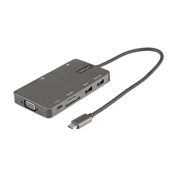 Startech.com ドッキングステーション USB-Cマルチハブ HDMI VGA 100W