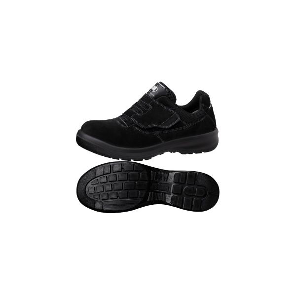 ミドリ安全 JIS規格 安全靴 スニーカータイプ G3555 26.5cm ブラック 1足 1204001412（直送品）