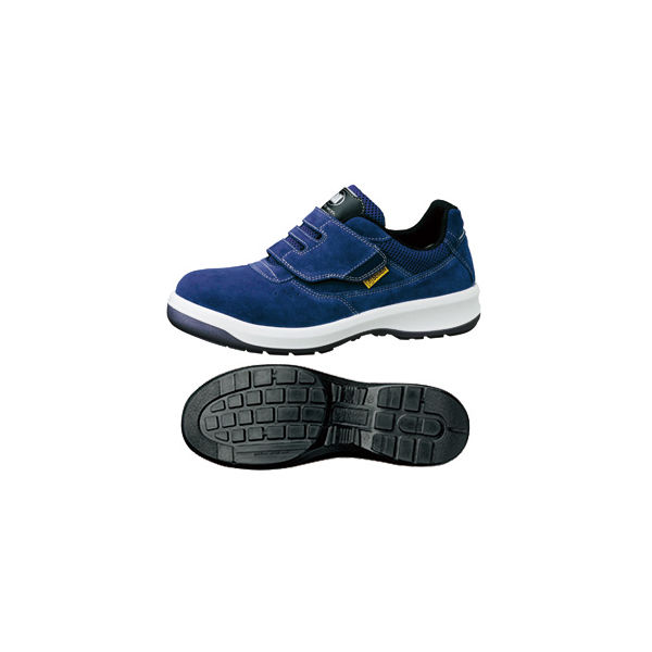 ミドリ安全 JIS規格 静電安全靴 スニーカータイプ G3555 静電 28.0cm ブルー 1足 1204051015（直送品）