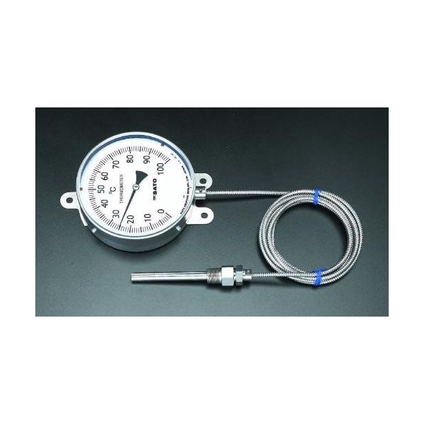 アズワン(AS ONE) 隔測式温度計(壁掛式) 0〜100℃ LB-100S 1台 DIY・工具