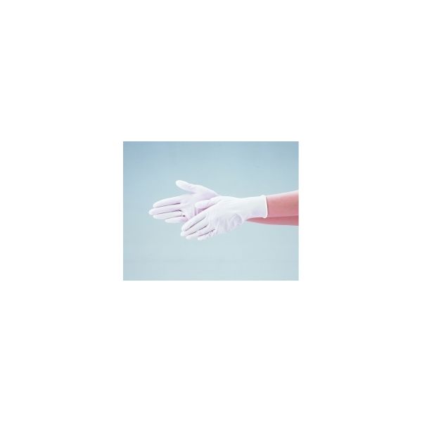 エブノ（EBUNO） ニトリル極薄手袋 ホワイト S 2000枚入（100枚×20箱