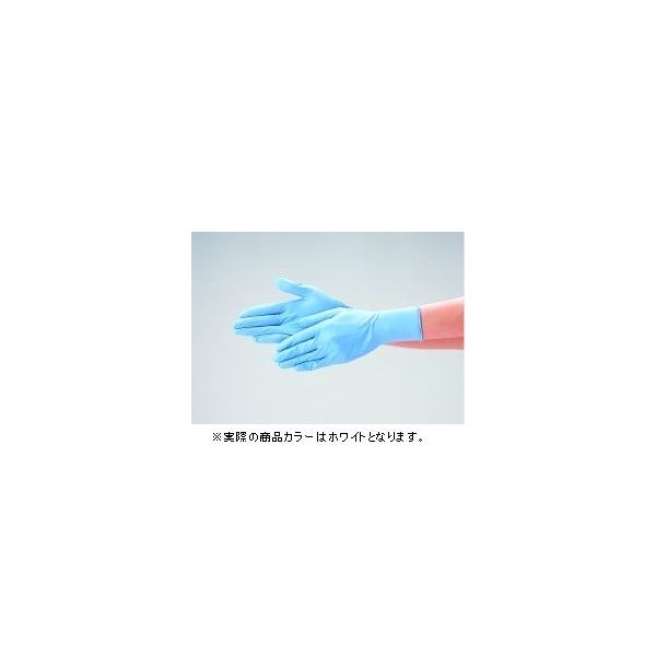 エブノ（EBUNO） ニトリル極薄手袋 パウダーフリー ホワイト L 2000枚入（100枚×20箱） 520 1ケース（2000枚）（直送品）