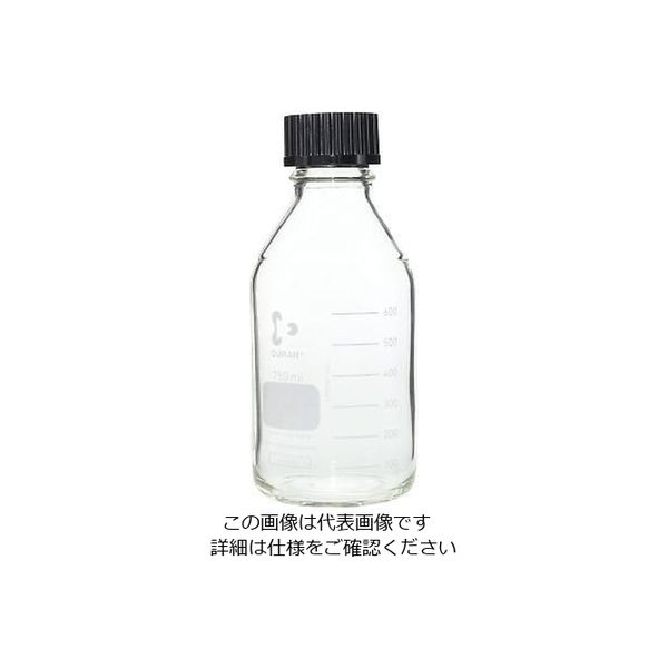 アスクル】 アズワン ねじ口瓶丸型白（デュラン（R）） 黒キャップ付 750mL 1本 2-075-10（直送品） 通販 - ASKUL（公式）