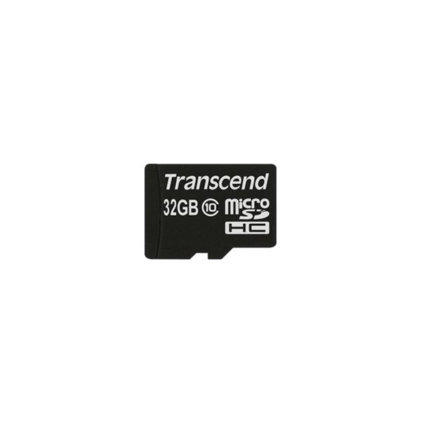 トランセンド　３２ＧＢ　ｍｉｃｒｏＳＤＨＣカード　Ｃｌａｓｓ１０　ＳＤ変換アダプタ同梱　TS32GUSDHC10　1個（直送品）