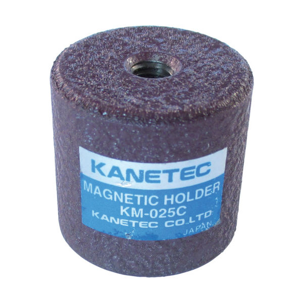 【ソロエルアリーナ】 カネテック（KANETEC） カネテック 永磁ホルダ ネオジム磁石 円形・ねじ穴あり 外径26mm KM-025C 1個