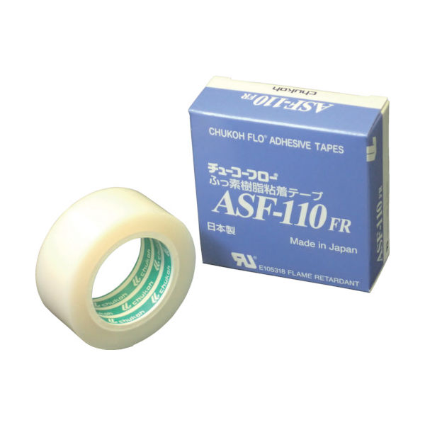 チューコーフロー フッ素樹脂粘着テープ ASF110FR 0.13t×25w×10m