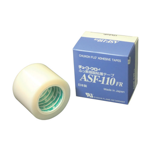 チューコーフロー フッ素樹脂粘着テープ ASF110FR 0.23t×50w×10m