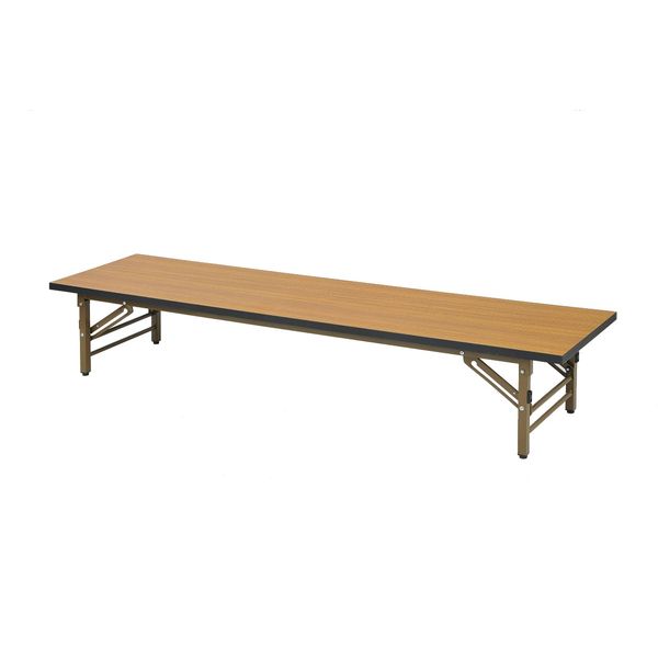 アスクル YAMAZEN 会議用テーブル ブラウン 幅1800×奥行450×高さ330mm 1台 （直送品） 通販 - ASKUL（公式）