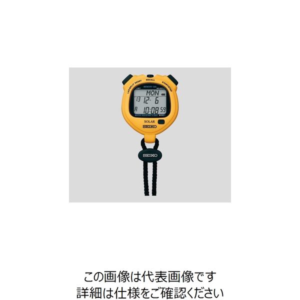 アスクル】 セイコーウオッチ（SEIKO） デジタルストップウォッチ（ソーラー充電型） イエロー SVAJ003 1台 2-9869-02（直送品）  通販 - ASKUL（公式）