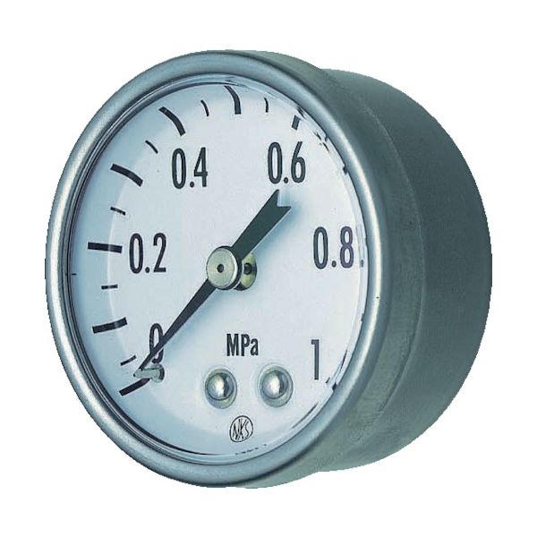 【アスクル】 長野計器 長野 小型圧力計 圧力レンジ（MPa）:0～0.1 GK25-161-0.1MP 1個 161-4398（直送品