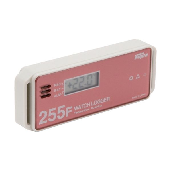 藤田電機製作所 Fujita 表示付温湿度データロガー（フェリカタイプ） KT-255F 1個 453-7211（直送品）