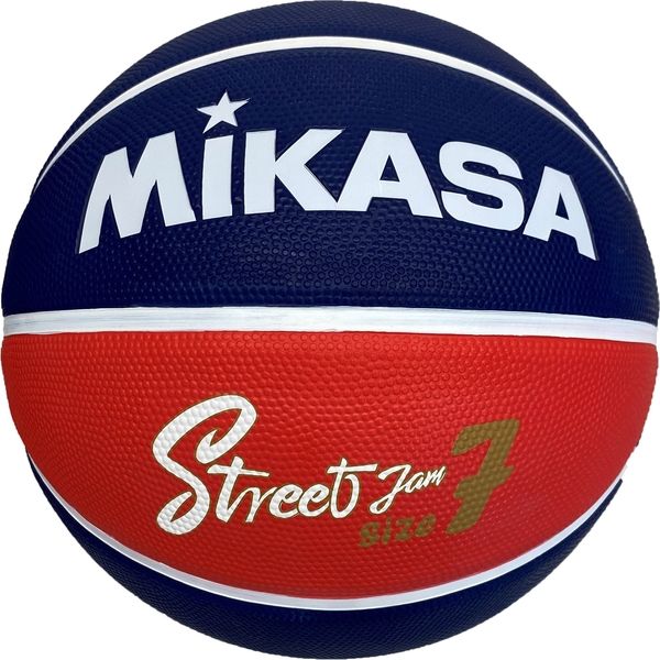 ミカサ(MIKASA)バスケットボール7号 ゴム ネイビー レッド ホワイト BB702B-NBRW-EC 推奨内圧0.22~0.32(kgf 