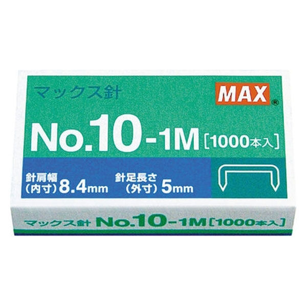 MAX マックス カラー針 No.10-1M MG グリーン MS91312X20 通販