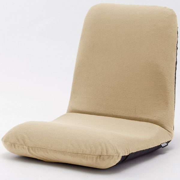 【アスクル】 セルタン 座椅子 和楽チェア Lサイズ 幅430×奥行580～1000×高さ130～570mm テクノベージュ （直送品） 通販