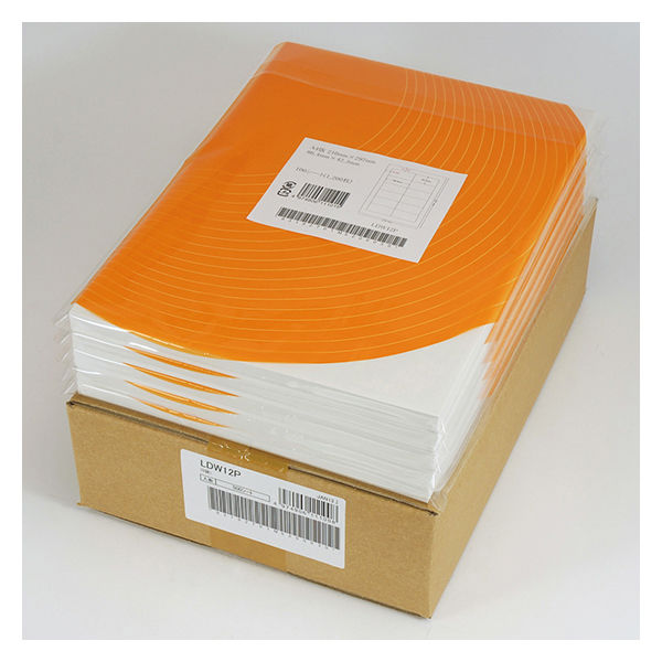 東洋印刷 ナナクリエイト カラーレーザープリンタ用光沢ラベル 白 A4 12面 1箱 SCL10（直送品）