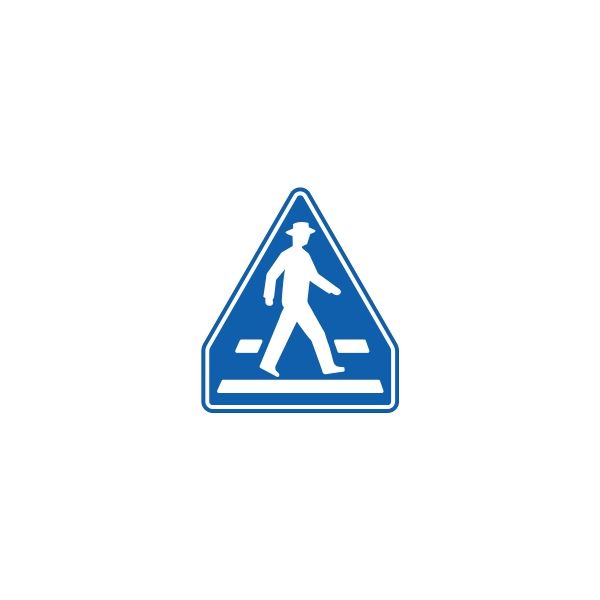 ユニット（UNIT） 通路用標識 横断歩道 1枚 395-481（直送品）