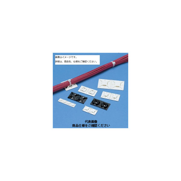 パンドウイットコーポレーション PANDUIT マウントベース アクリル系粘着テープ付き 日本の職人技 耐候性黒 1000個 商い 直送品 ABM1M-AT-M0 1袋