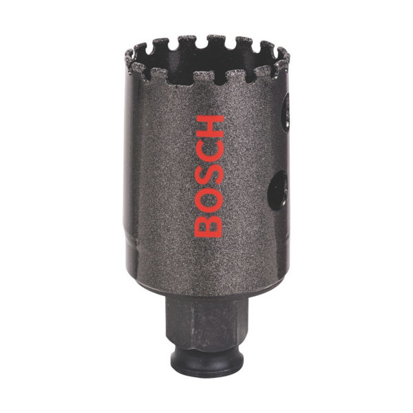 BOSCH（ボッシュ） ボッシュ 磁気タイル用ダイヤモンドホールソー 38mm DHS-038C 1個 497-5758（直送品）