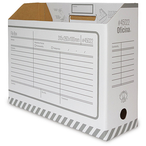 Oficina 収納ボックス 【★大感謝セール】 ファイルBOXA4 ヨコ型 16枚セット 高級 直送品