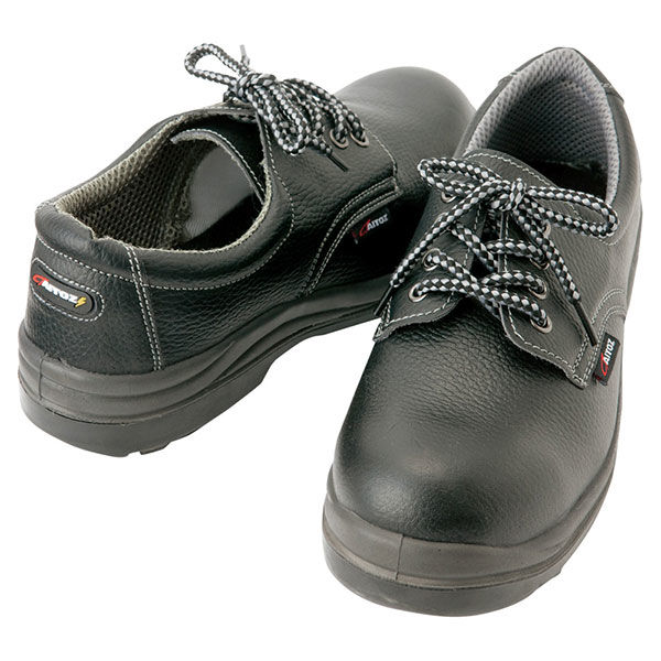 アイトス セーフティシューズ（ウレタン短靴ヒモ） ブラック 27.5cm AZ59801-710 1足（直送品）