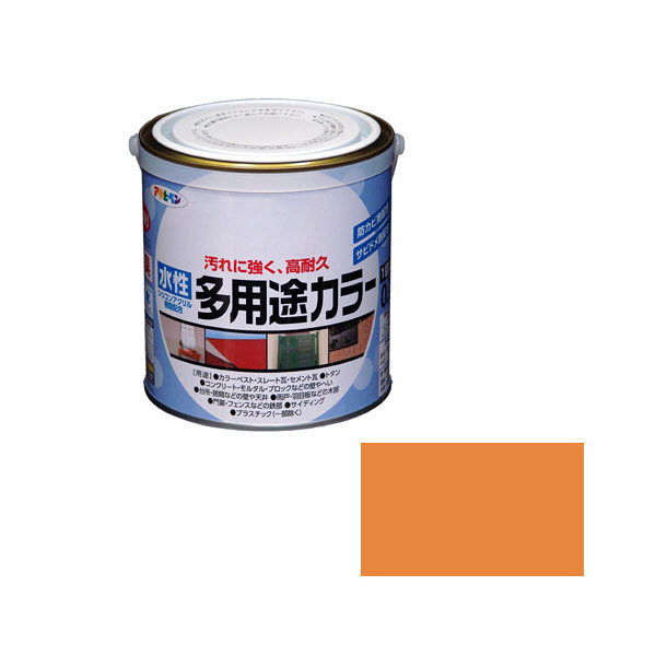 【アスクル】 アサヒペン AP 水性多用途カラー 0.7L オレンジ as82 （直送品） 通販 - ASKUL（公式）