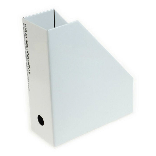 【アスクル】 エトランジェ・ディ・コスタリカ A4マガジンボックス[SOLID2]ホワイト SLD2ー52ー01 10個 （直送品） 通販