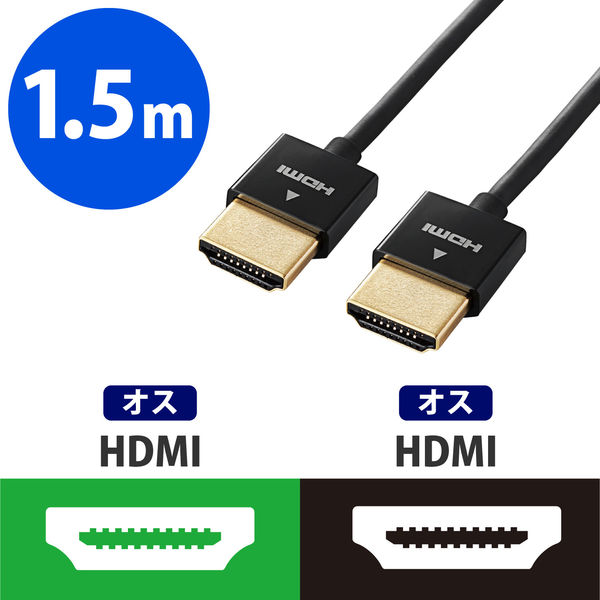 HDMIケーブル 1.5m タイプAオス フルHD 4K 60Hz対応 通販